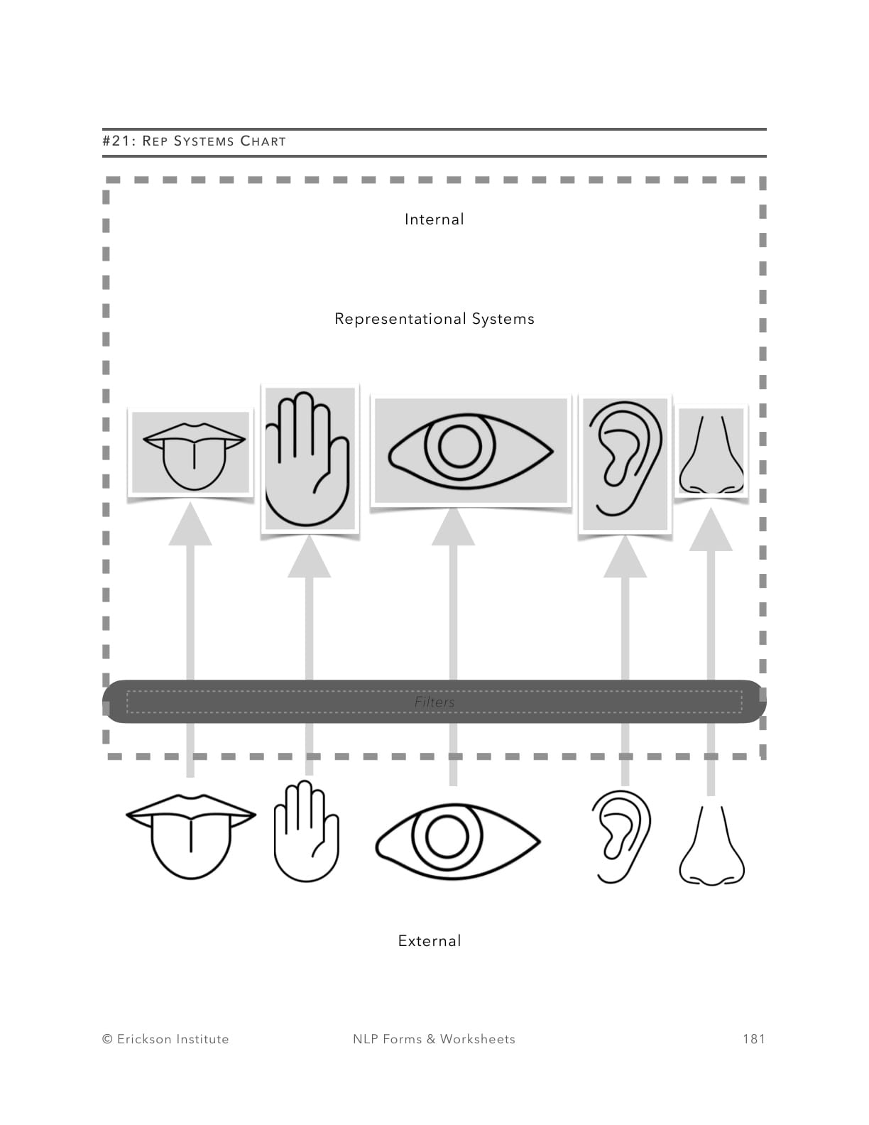 Rep Systems Chart - Neuro Linguistic Programming 1