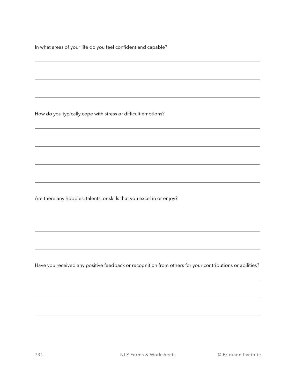 Competency Assessment - Neuro Linguistic Programming 2