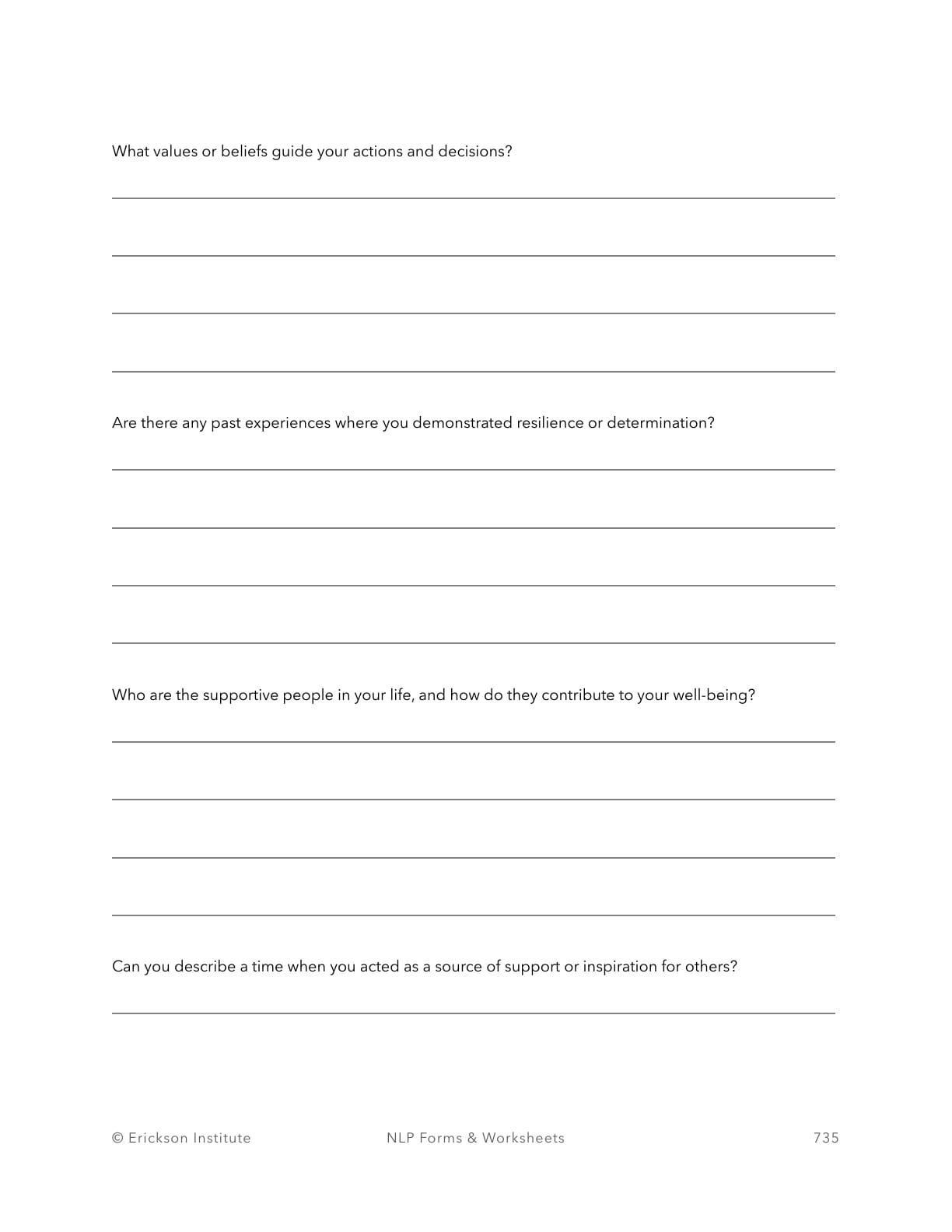 Competency Assessment - Neuro Linguistic Programming 3