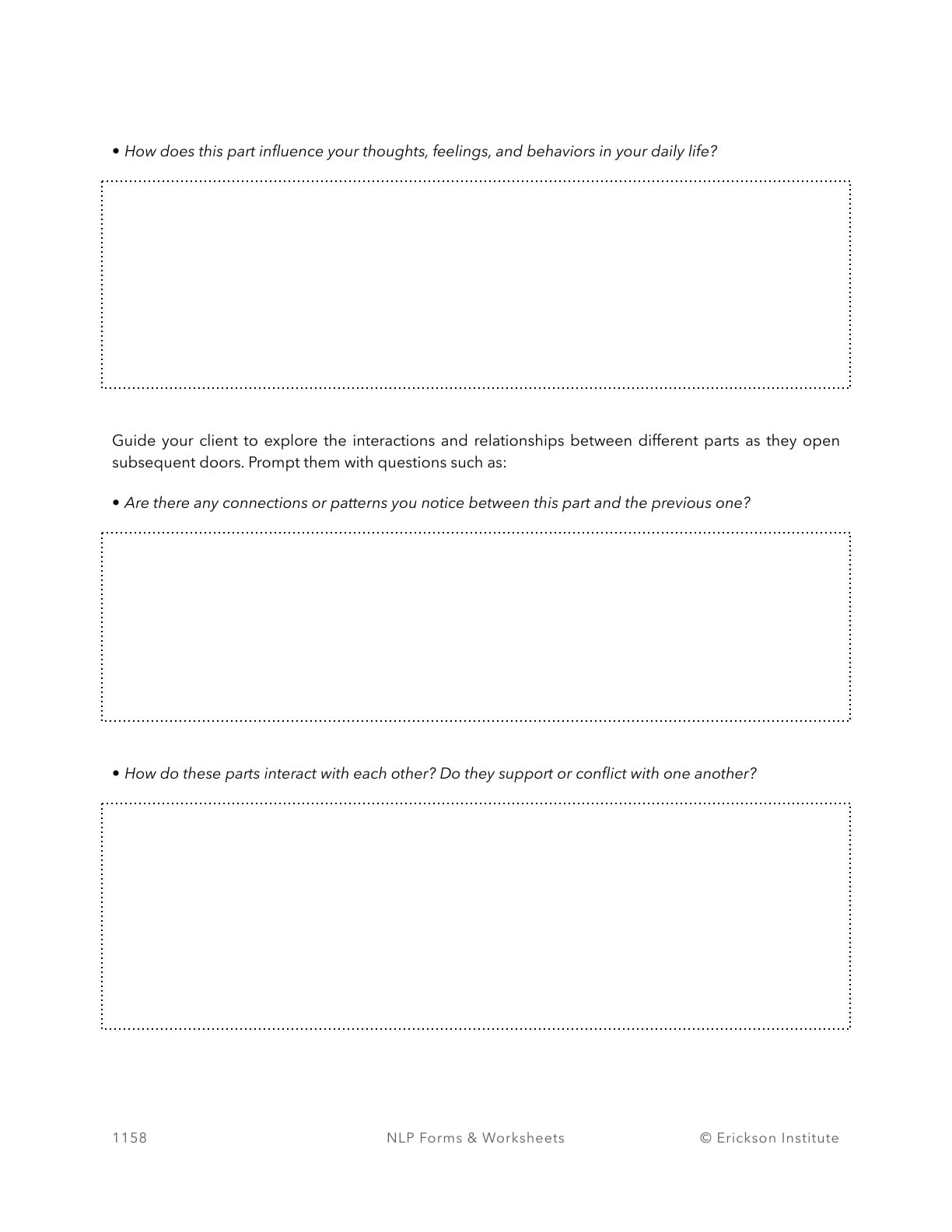 The Hall Exercise - Neuro Linguistic Programming 2