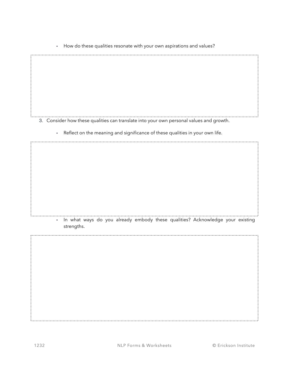 Heroic Qualities List - Neuro Linguistic Programming 2