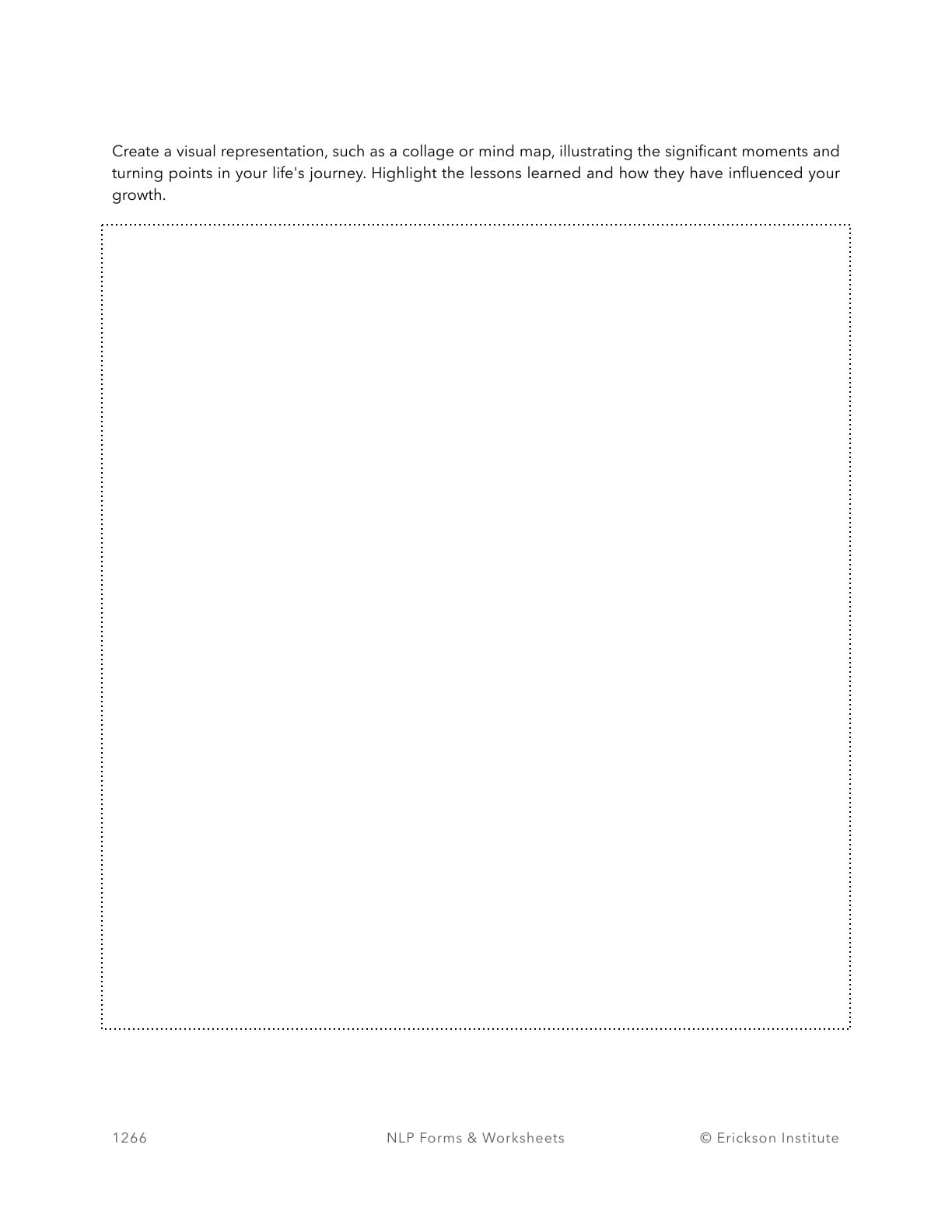 A Letter to Myself Worksheet - Neuro Linguistic Programming 2