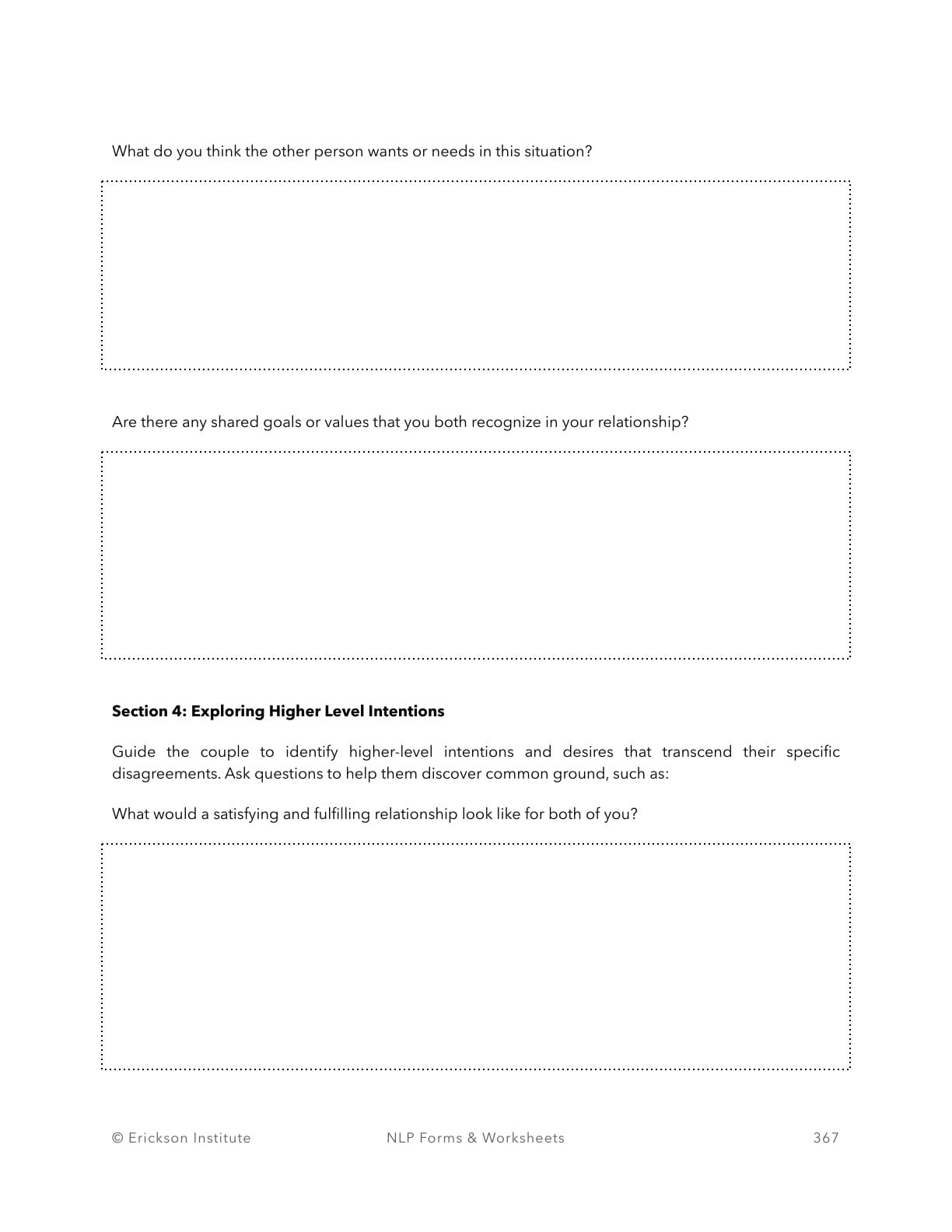 Couple Mediation Procedure Workflow - Neuro Linguistic Programming 3