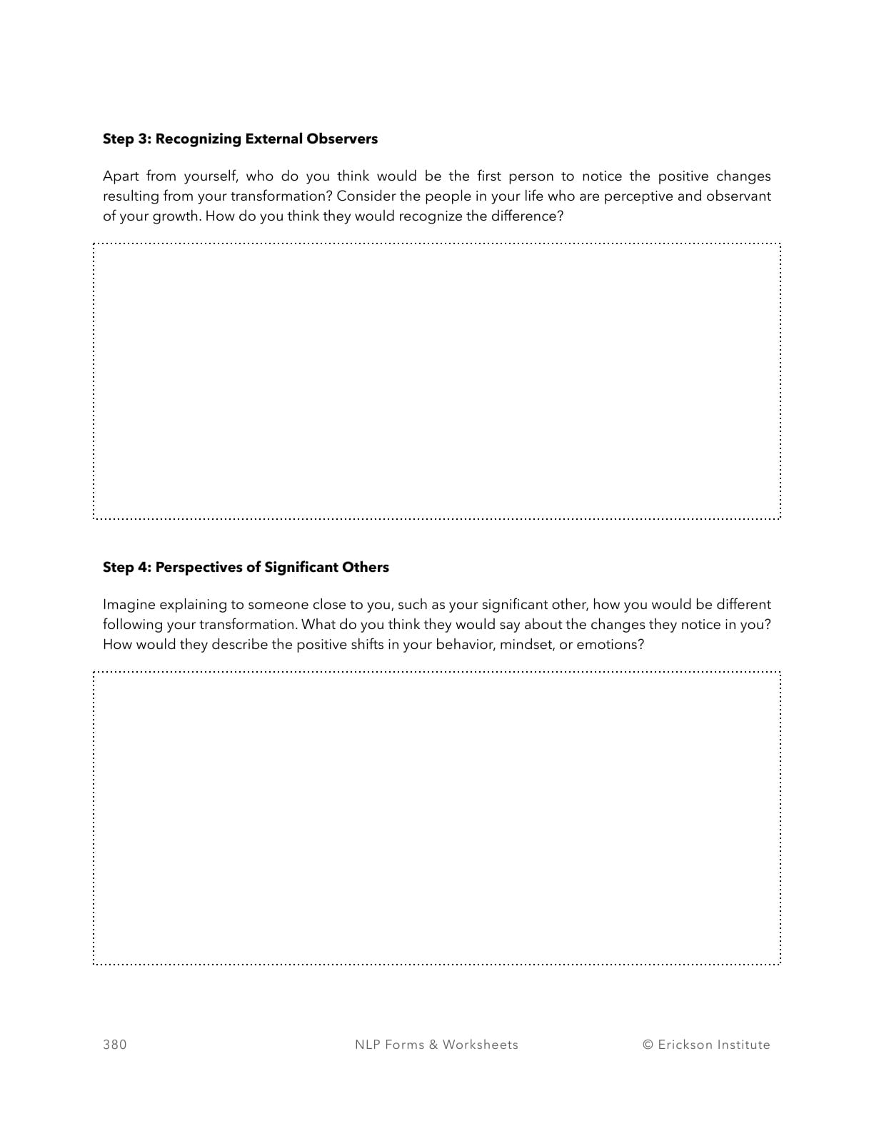 Empowered Transitions Process Workflow - Neuro Linguistic Programming 2