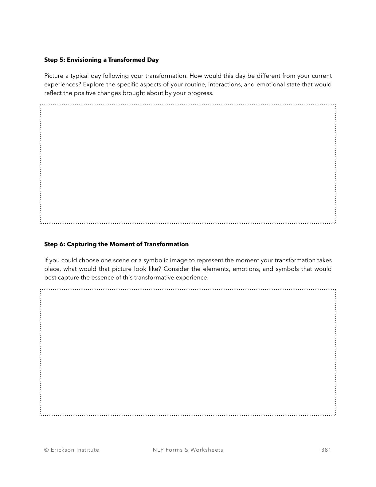 Empowered Transitions Process Workflow - Neuro Linguistic Programming 3